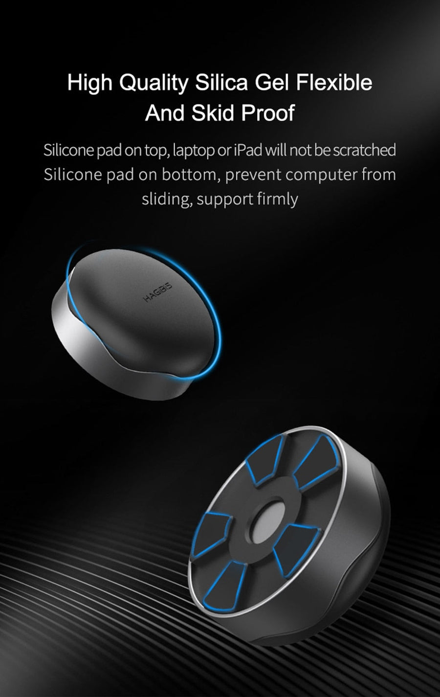 Portable Magnetic Laptop Cooler Stand - Image 2