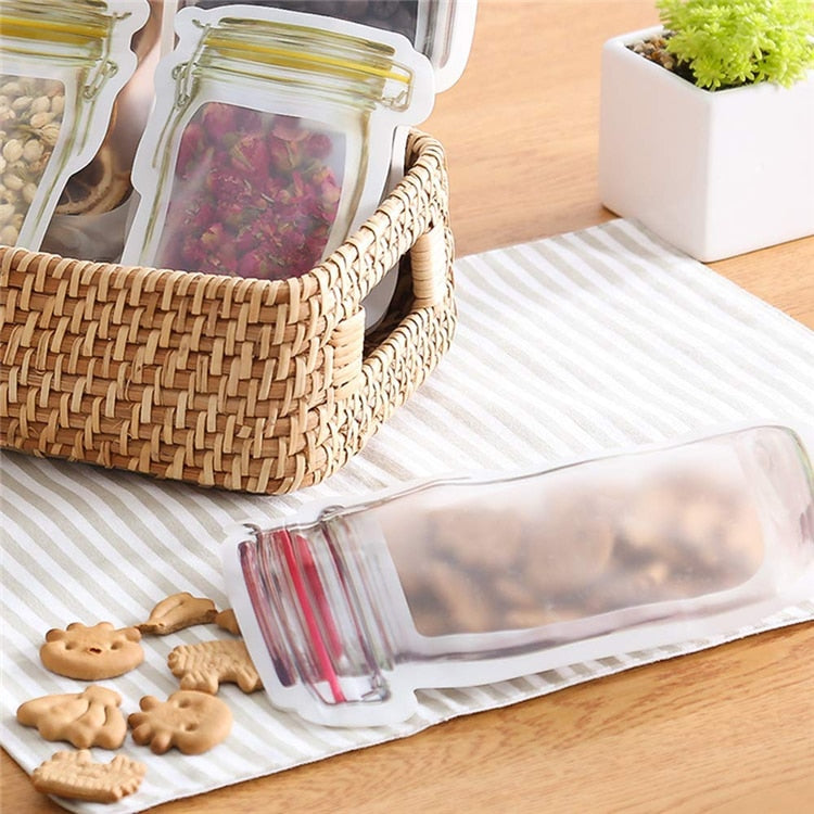 Reusable Zip Jar Bags