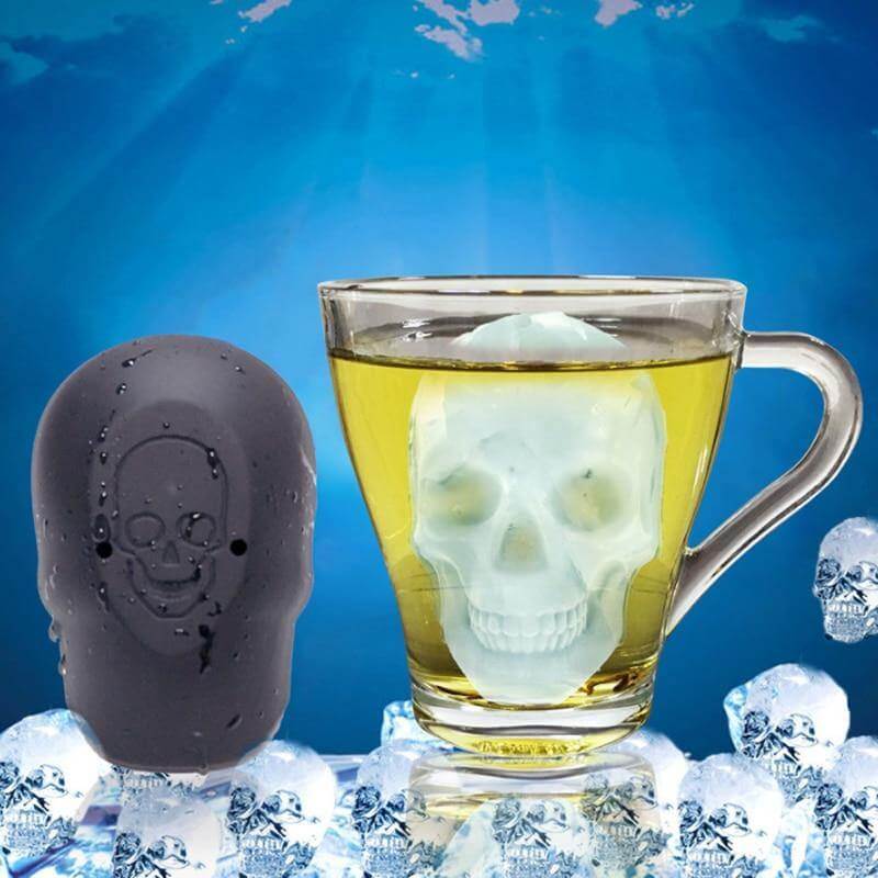 Big Skull Shape 3D Ice Cube Mold - Image 1