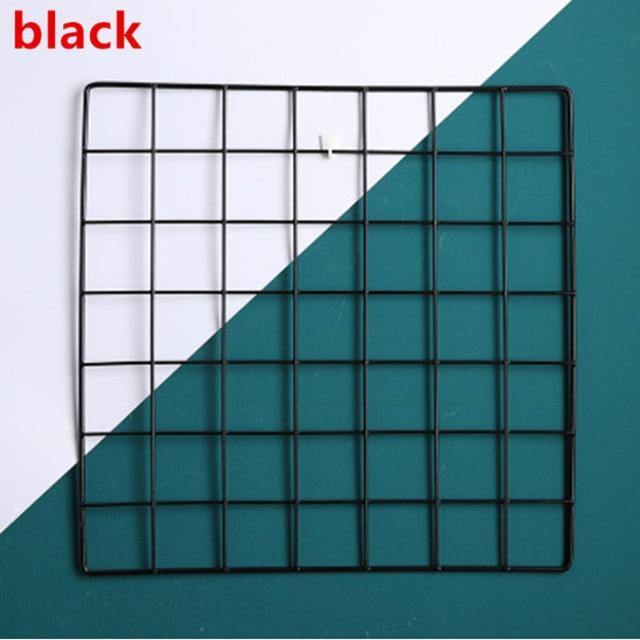 Iron Grid Home Wall Decoration Organizer - Image 13