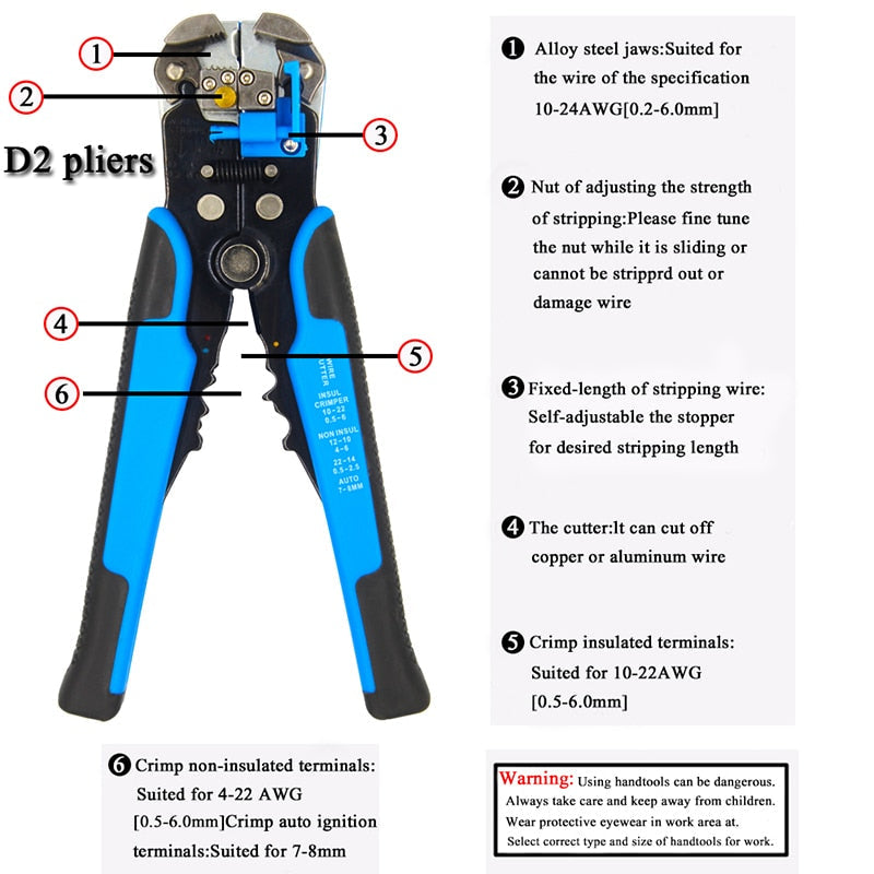 Multifunctional Automatic Cable Cutter Plier - Image 2