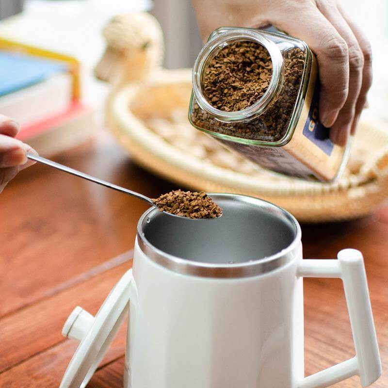 Stainless Steel Self Mixing Coffee Mug - Image 3