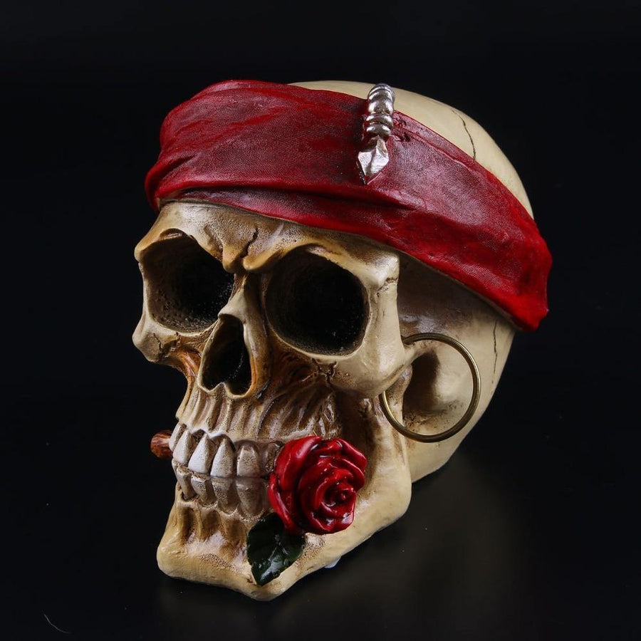 Skull Resin Skeleton Army Figurine Halloween Decoration - Image 23