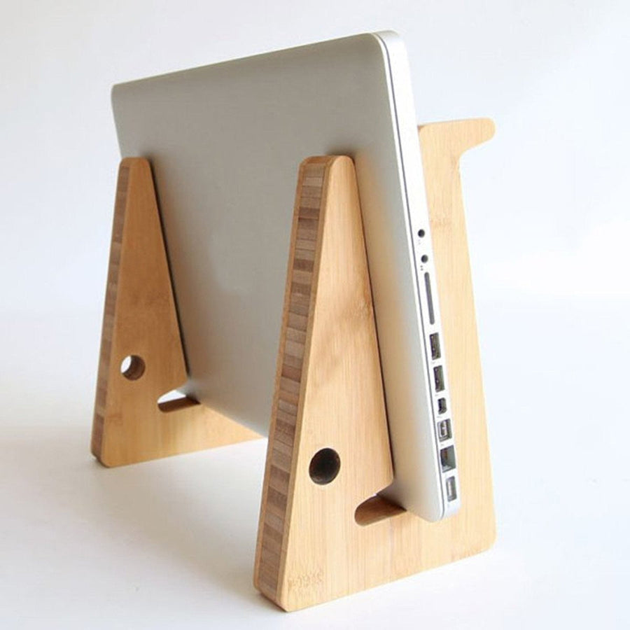 Creative Universal Wooden Detachable Laptop Stand - Image 2