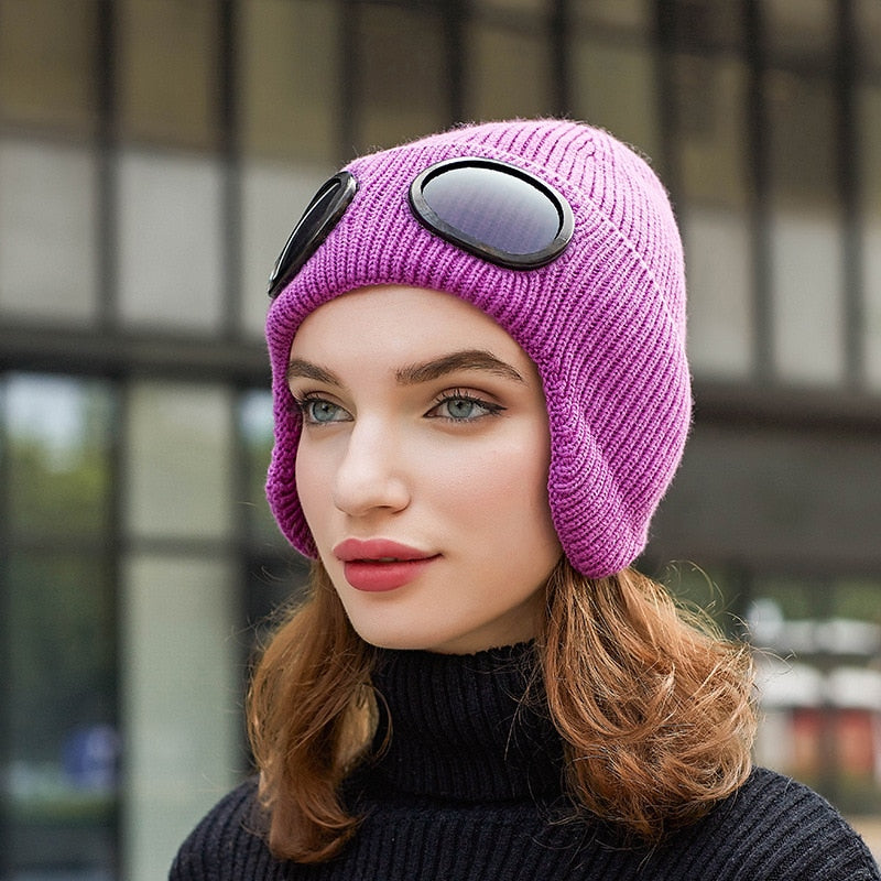 Unisex Warm Pilot Winter Hat - Image 2