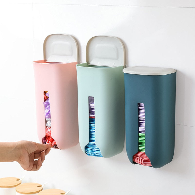 Wall Mounted Easy Storage Bag Dispenser