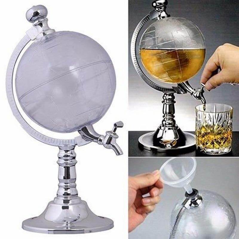 Elegant Globe Vintage Beverage Dispenser - Image 4