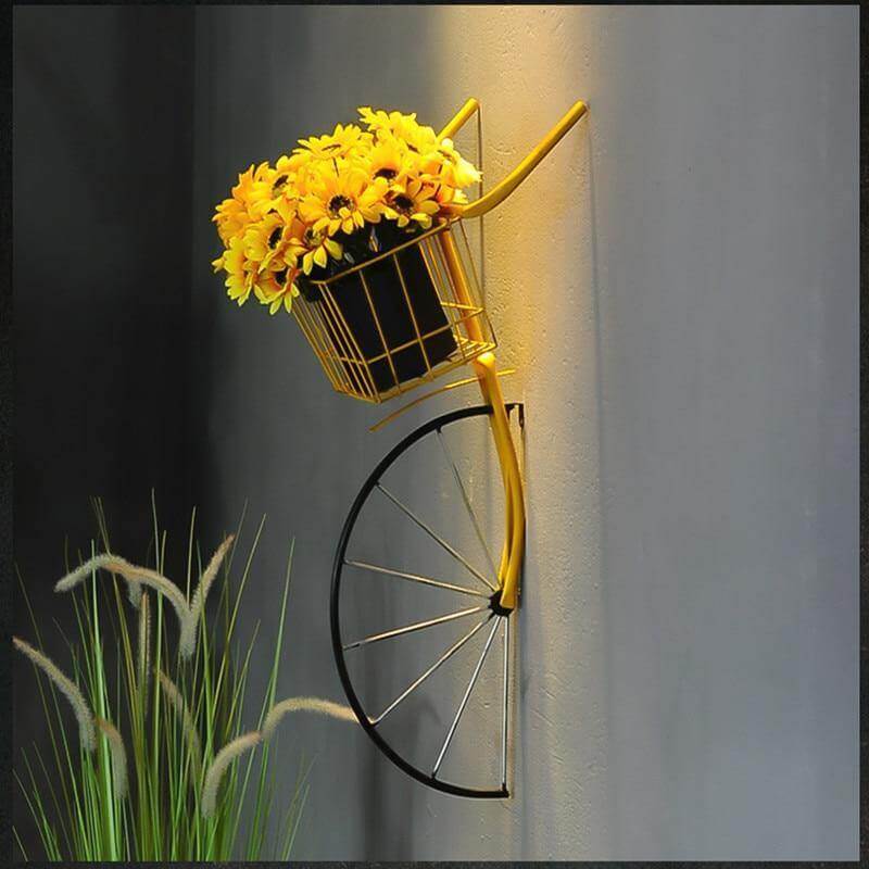 Retro Creative Iron Bicycle Head Wall Decor - MaviGadget