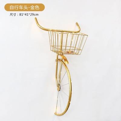 Retro Creative Iron Bicycle Head Wall Decor - Image 2