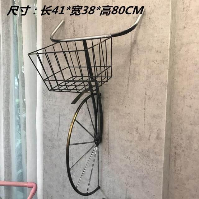 Retro Creative Iron Bicycle Head Wall Decor - Image 6
