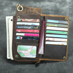 Genuine Leather Vintage Phone Wallet