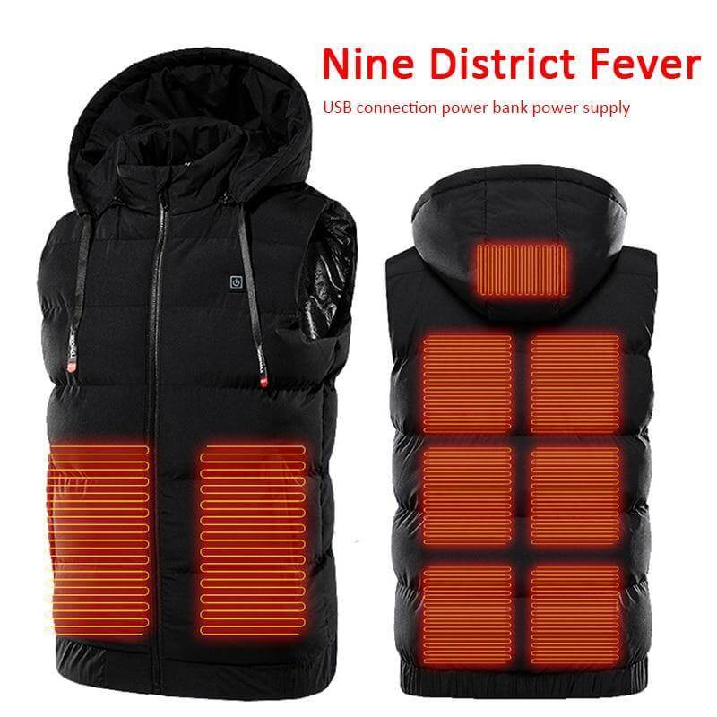 Thermal Waterproof Electric Heated Hooded Vest - Image 8