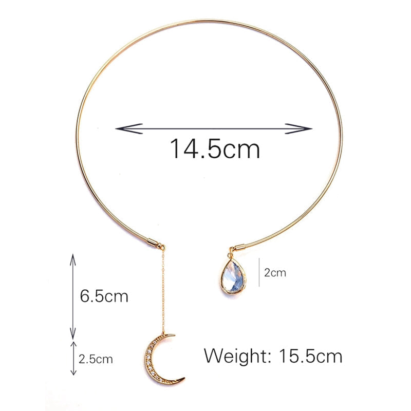 Moon Love Pendant Necklace - Image 4