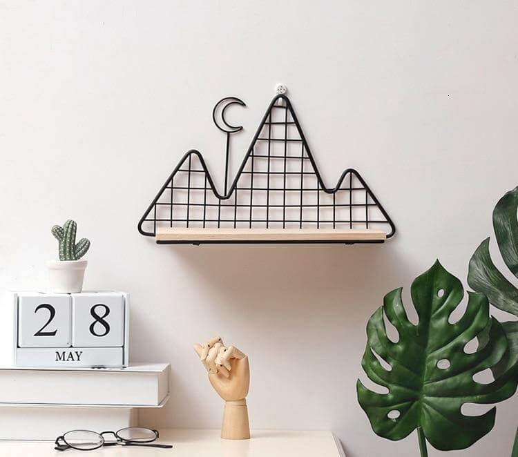 Nordic Style Metal Wall Shelf - Image 4