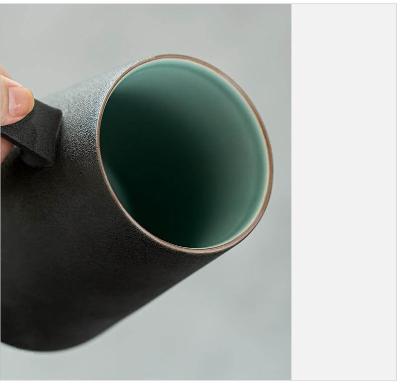 Mountain Art Ceramic Tea Mugs With Filter