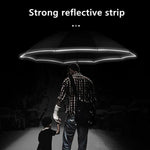 Automatic Reverse Led Light Foldable Umbrella - MaviGadget