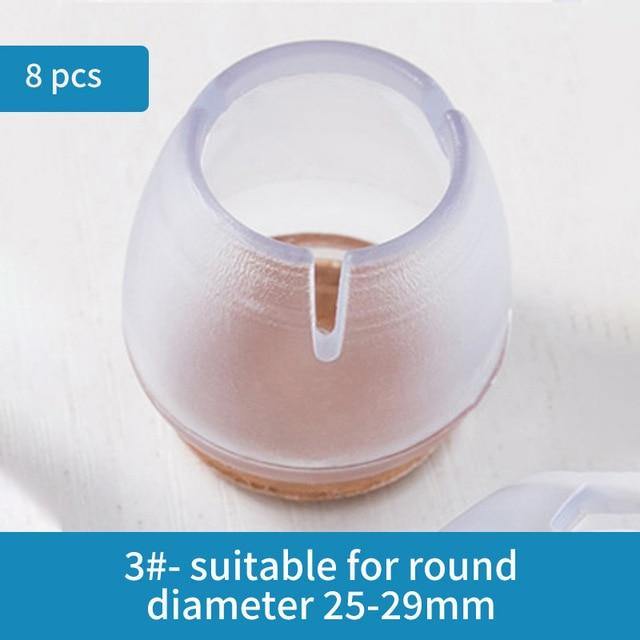 8Pcs Noise-Reduction Silicone Furniture Feet Pad - Image 13