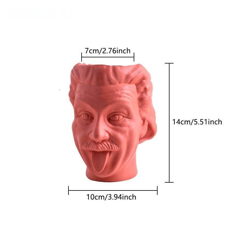 Creative Portrait Vase Flower Pot Pen Holder - Image 5
