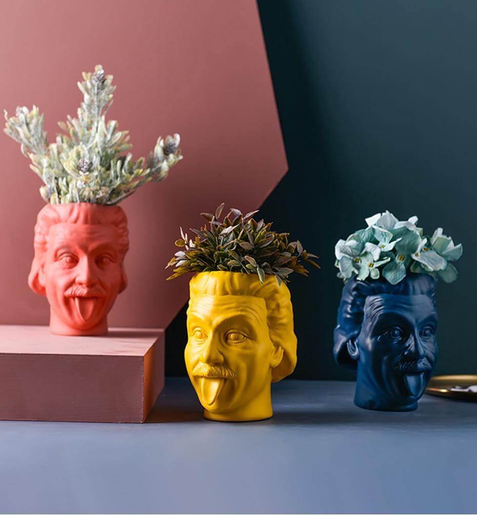 Creative Portrait Vase Flower Pot Pen Holder