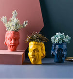 Creative Portrait Vase Flower Pot Pen Holder