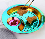 Creative Stainless Steel Double Breakfast Tray