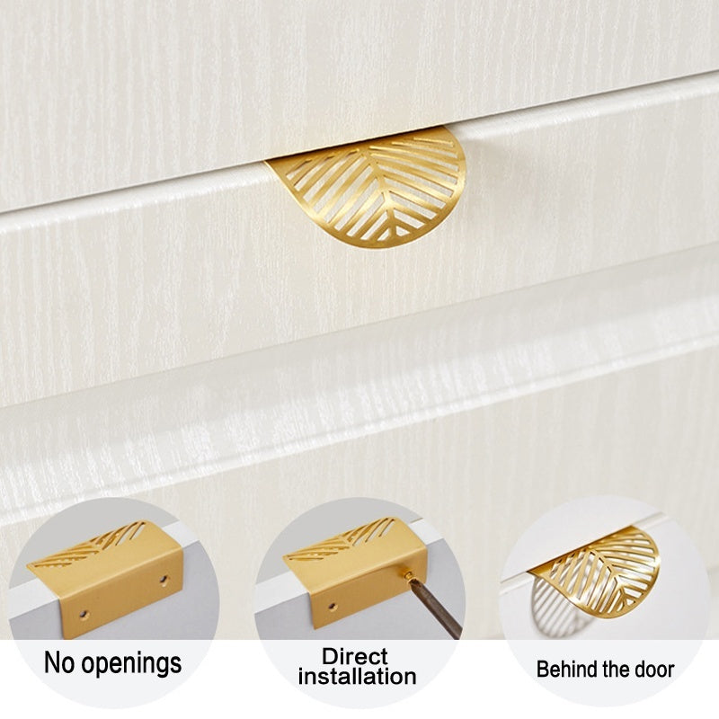 Smart Leaf shape European Cabinet Handles - Image 4