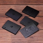 Elegant Black Diamond Poker Cards - MaviGadget