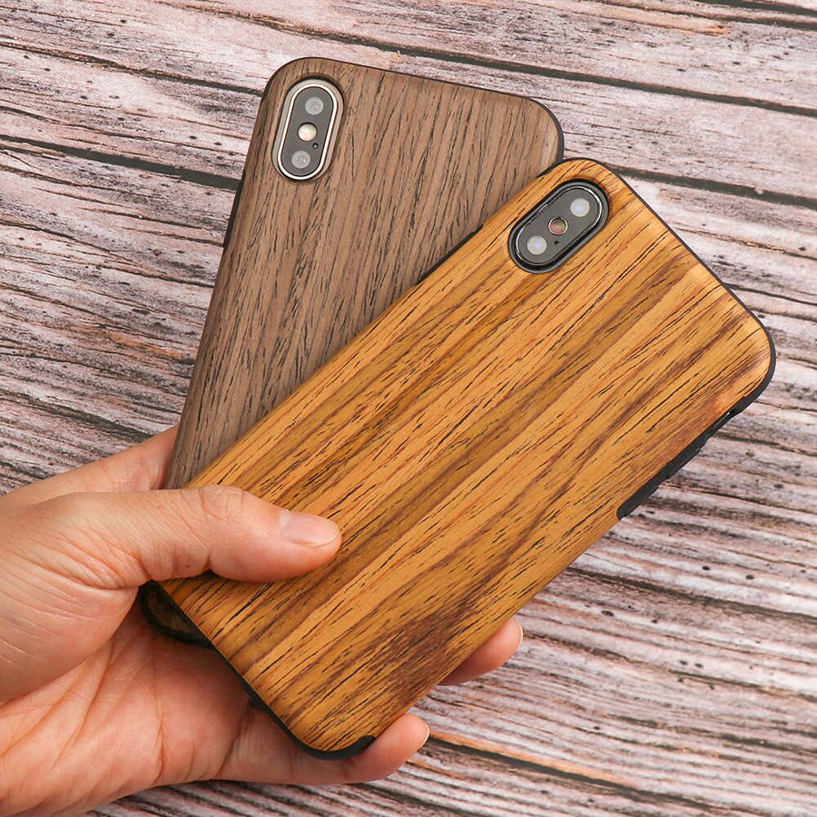 Retro Case Wood pattern For iPhone Models - Image 1