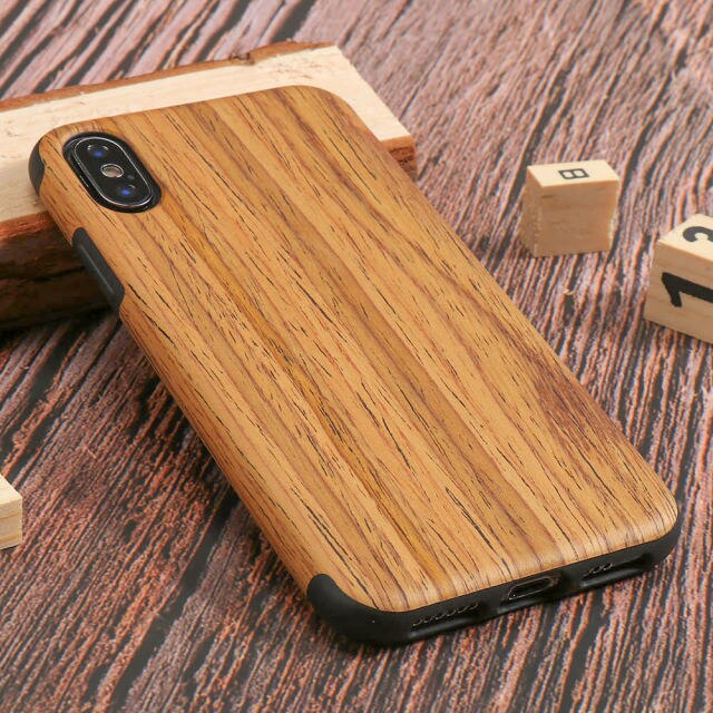 Retro Case Wood pattern For iPhone Models