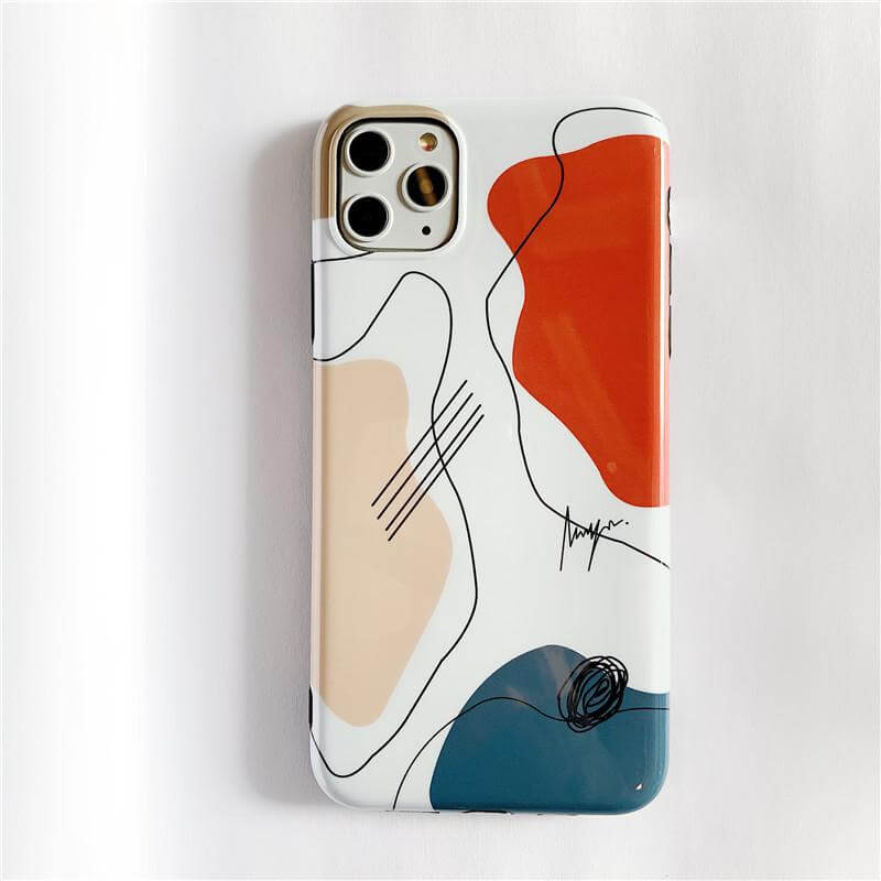 Art Retro Abstract Geometry iPhone Case - Image 5