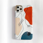 Art Retro Abstract Geometry iPhone Case