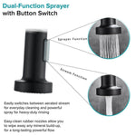 360 Degree Rotation Stream Sprayer Kitchen Faucet