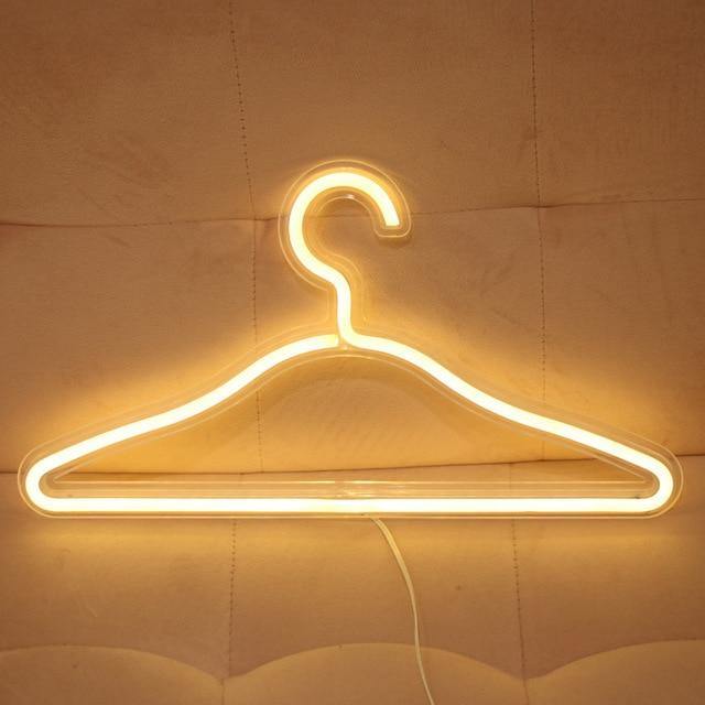 LED Neon Light Hanger Night Lamp