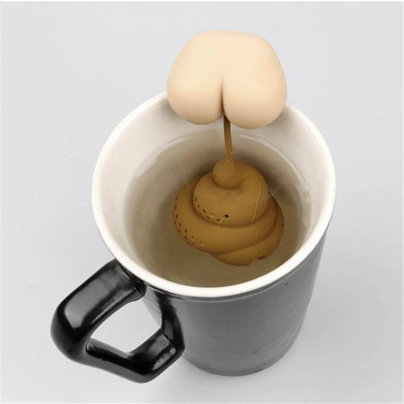 Funny Poop Shape Herbal Tea Infuser