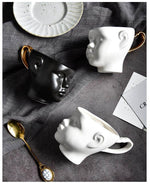 Elegant Ceramic Realistic Face Mugs - MaviGadget