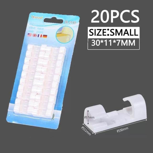20Pcs Self Stick Wire Organizer - Image 10