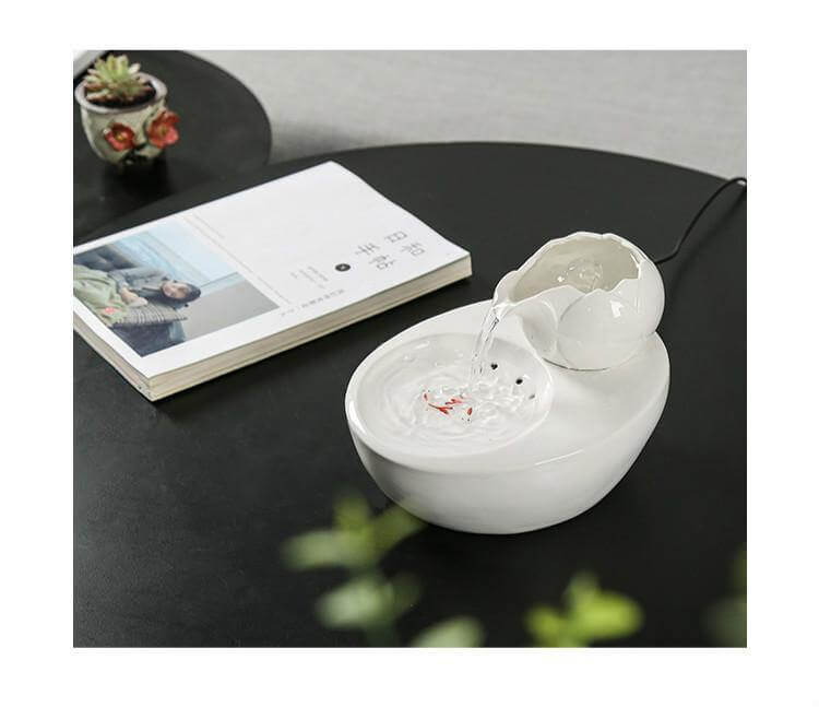 Ceramics Cat Water Dispenser - Image 1