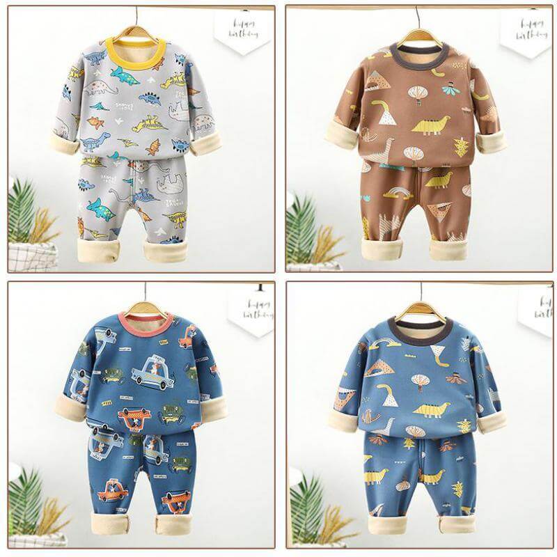 Children Cartoon Winter Pyjamas Unisex - Image 5
