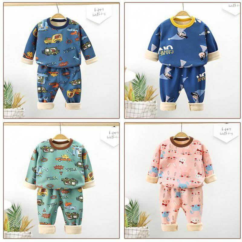 Children Cartoon Winter Pyjamas Unisex - Image 6