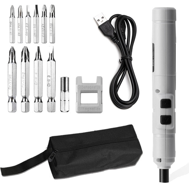 Cordless Mini Electrical Screwdriver Set - Image 2