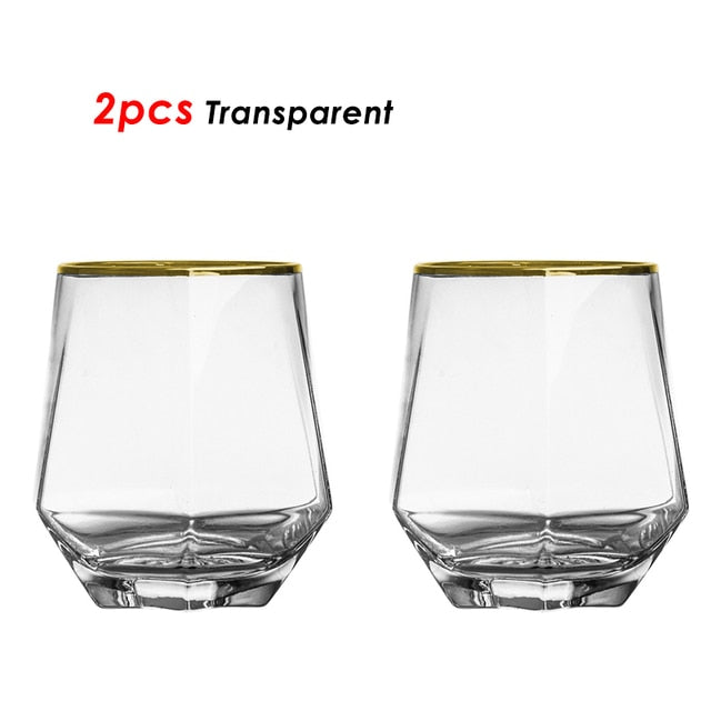 Diamond Shaped Clear Glass Pitcher Set - Image 22
