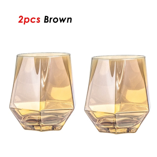 Diamond Shaped Clear Glass Pitcher Set - Image 23