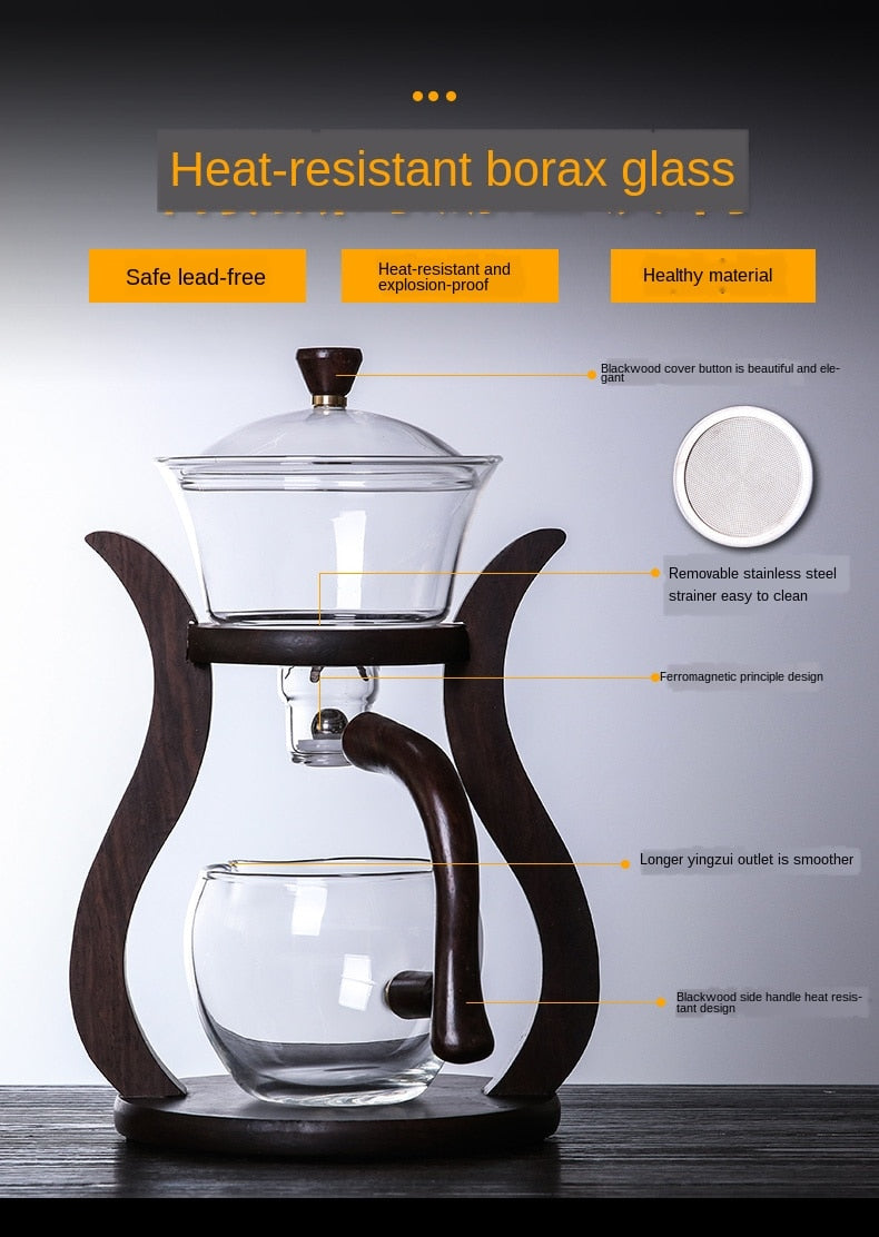 Elegant Glass Magnetic Tea Infuser Set - Image 7