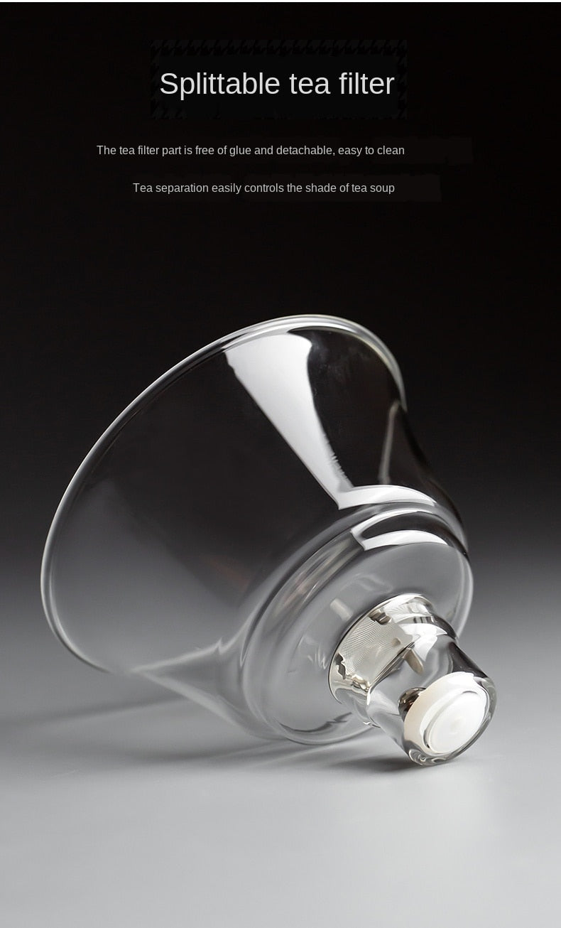 Elegant Glass Magnetic Tea Infuser Set - Image 12