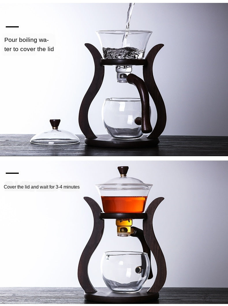 Elegant Glass Magnetic Tea Infuser Set - Image 8