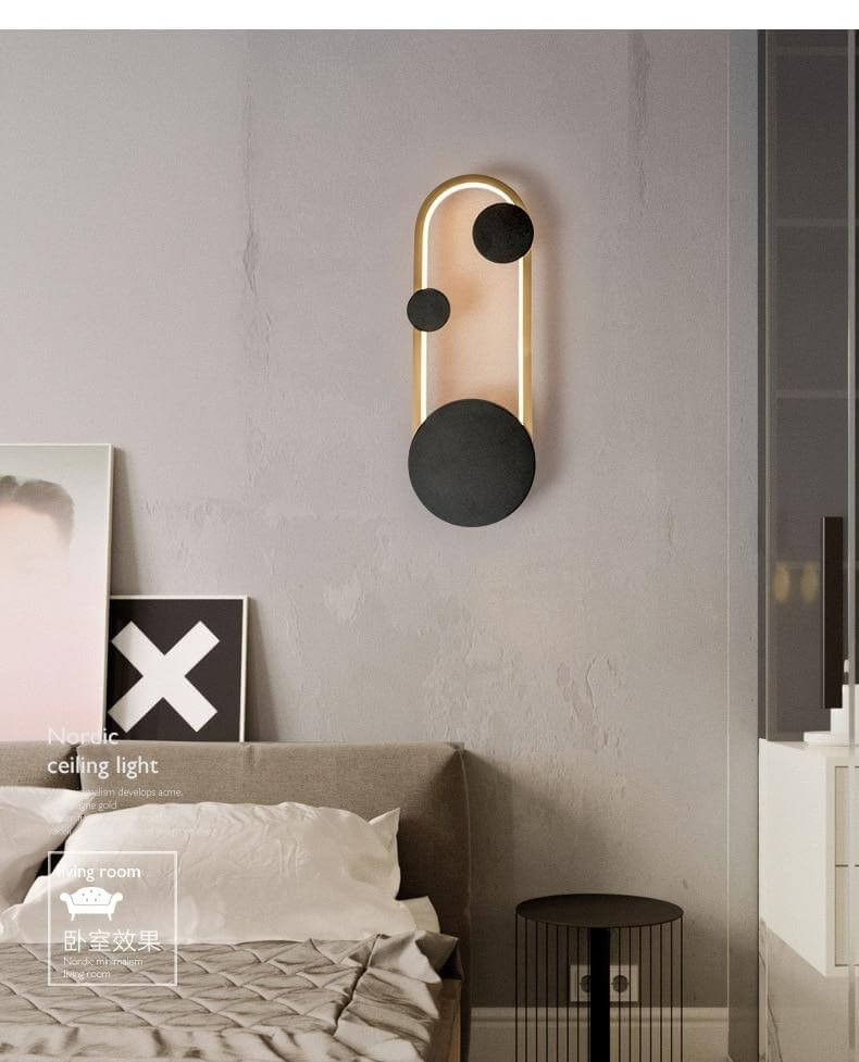 Modern Led Creative Nordic Earthly Wall Lamp - Image 5