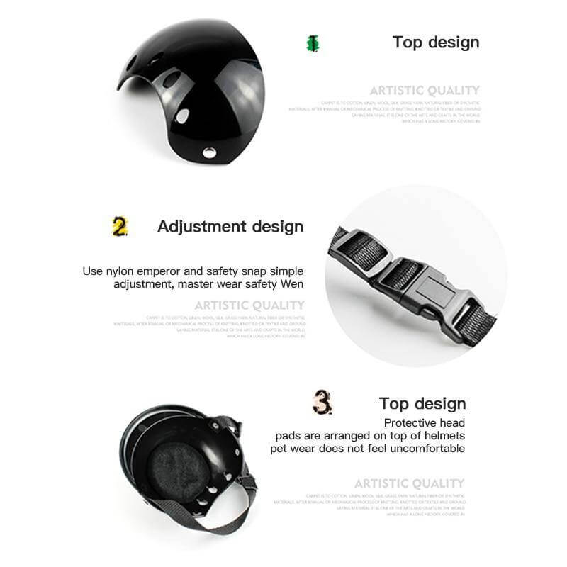 Cool Pet Fashion Helmet & Riding Cap - Image 3