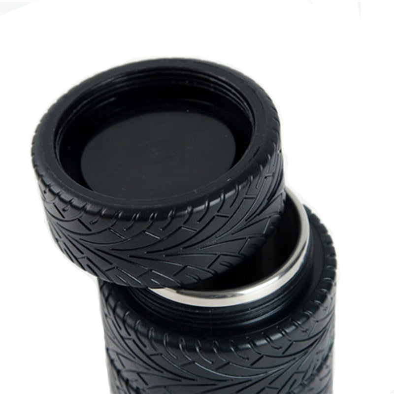 Mini Car Tire Creative Thermos