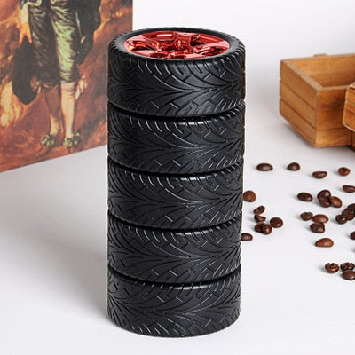 Mini Car Tire Creative Thermos