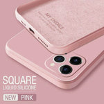 Square Pastel Silicone iPhone Case